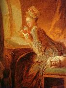 Jean-Honore Fragonard The Love Letter Norge oil painting reproduction